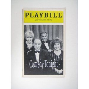 Comedy Tonight Playbill Opening Night 1994 Mort Sahl Dorothy Loudon Joy Behar